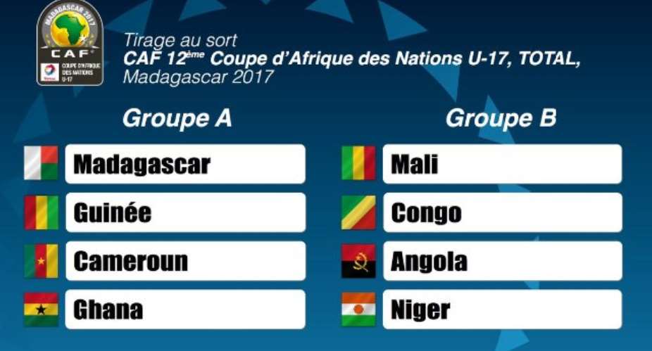 U-17 Youth Championship: Black Starlets draw Cameroon, Guinea and host nation