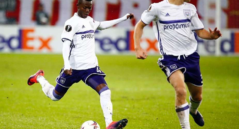 Anderlecht rising star Emmanuel Sowah Adjei makes full league debut