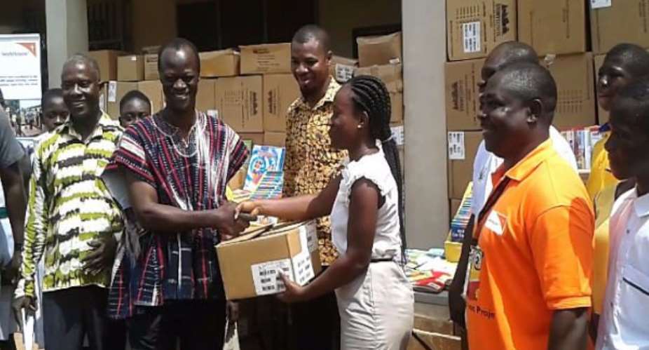 World Vision Ghana donates education materials to Kintampo schools
