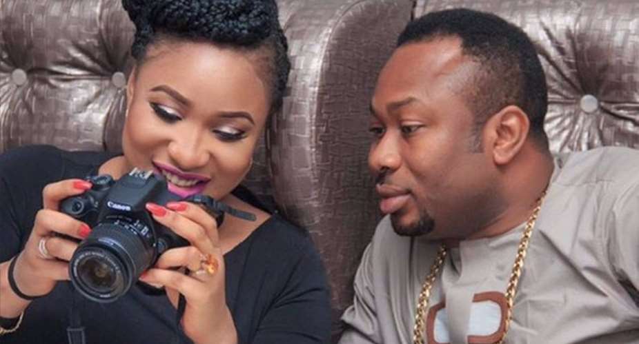 Video Showing Tonto Dikeh Assaulting Her Husband Released