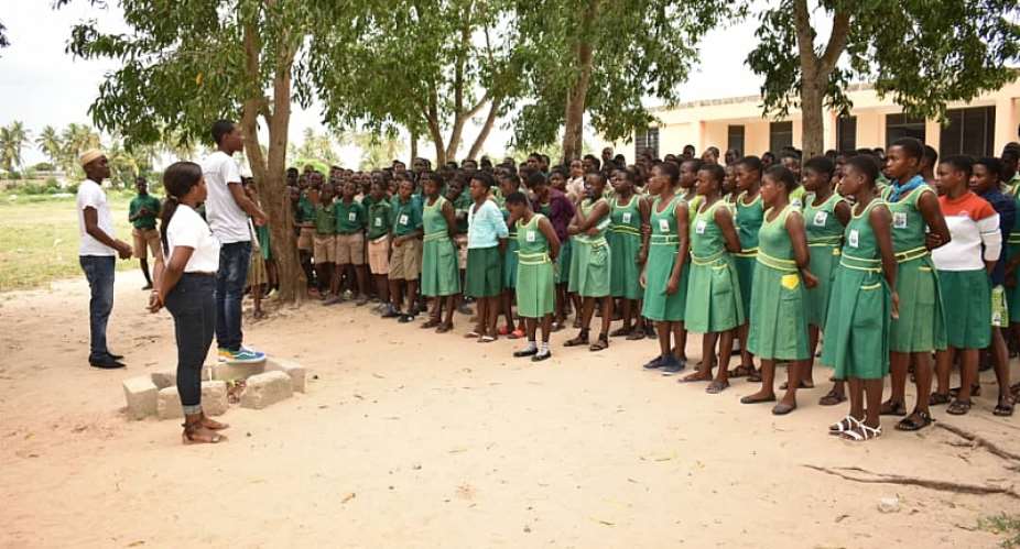 Be A Girl Awards 300 Girls In Ketu South Municipality On 2018 International Day Of The Girl Child