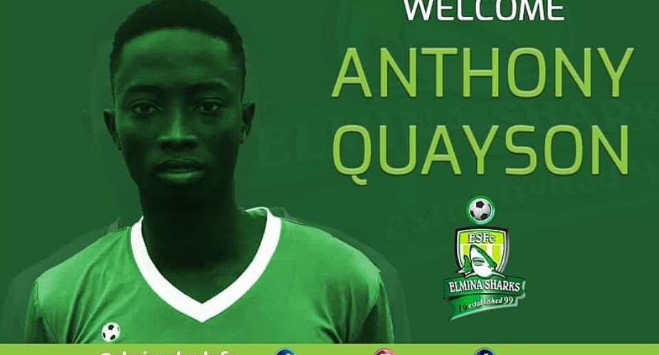 Elmina Sharks Sign Anthony Quayson From Hearts Of Oak