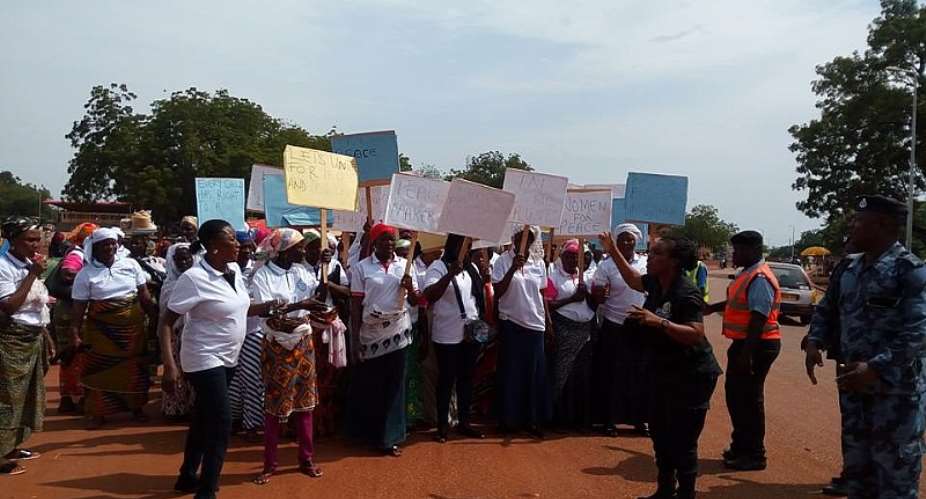 Northern Women for Peace march for peace in Tamale