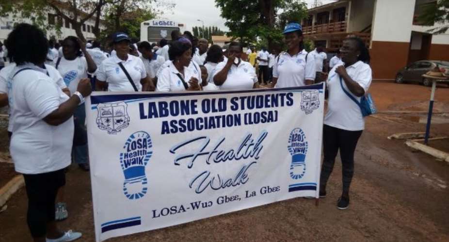 Labone Old Students Association LOSA holds annual Health Walk