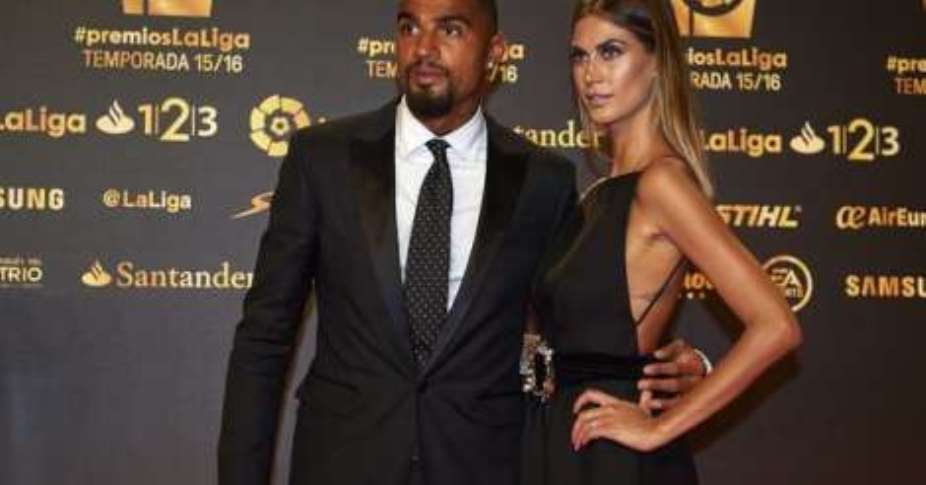 Couple Goals: Prince Boateng and Melissa Satta show up at La Liga Awards Night in dazzling style