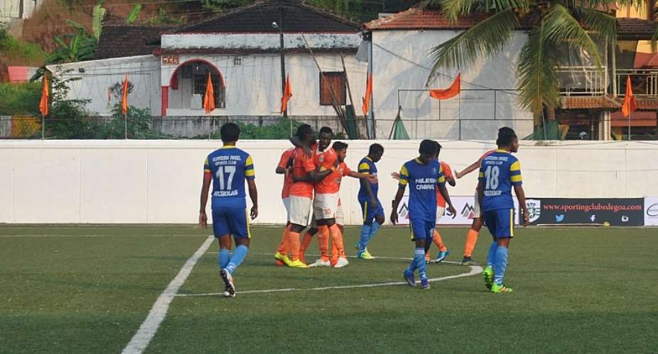 Striker Francis Dadzie nets equalizer for Sporting Clube de Goa in India
