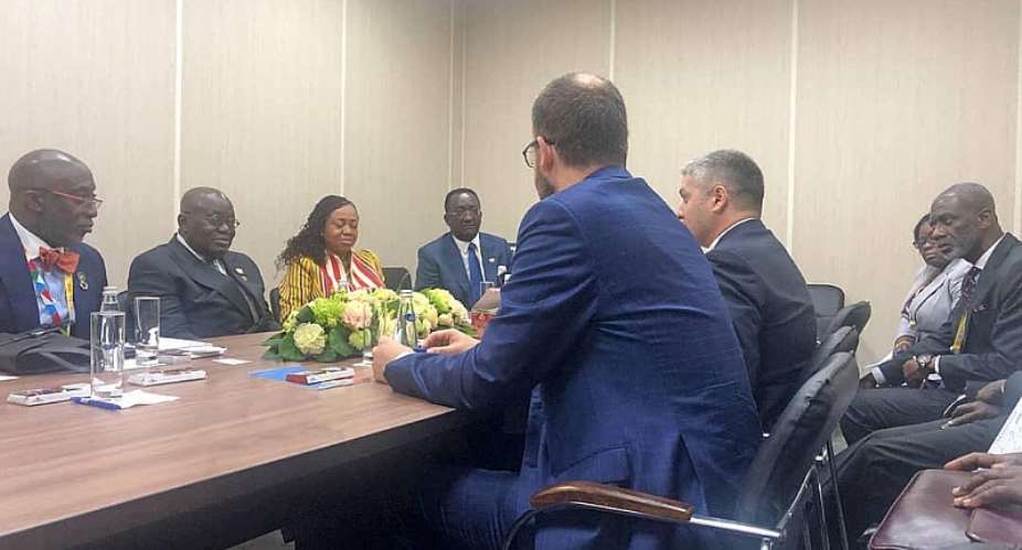 Yango Meets President Akufo-Addo During Russia-Africa Summit