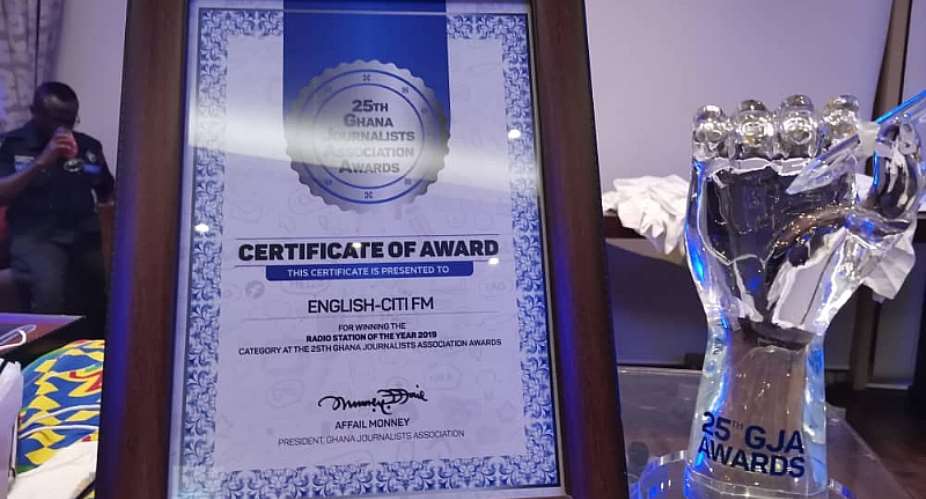 Citi FM Adjudged English Radio Station Of The Year Again