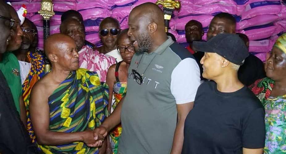 Ibrahim Mahama donates to 20,000 homes in Central, South, North Tongu and Keta constituencies