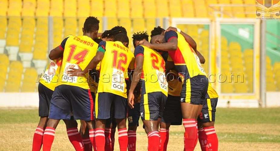 Hearts of Oak players refuse to turn up for pre-season over unpaid cash