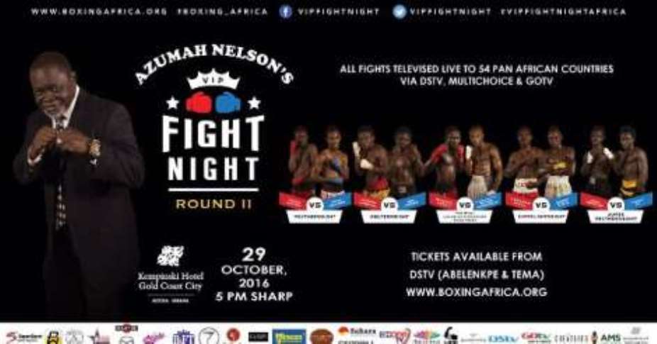 Boxing: Azumah Nelsons VIP Fight Night hits Accra again this Saturday
