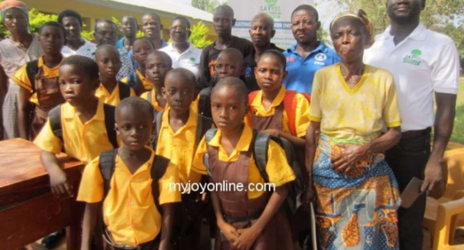 Say Yes beneficiaries receive first school items