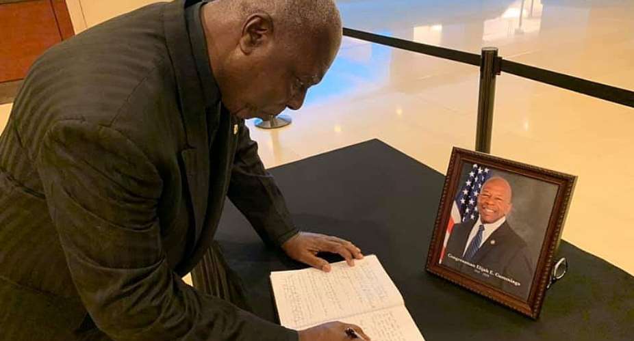 Ambassador Adjei-Barwuah Pays Tribute To Congressman Elijah E. Cummings