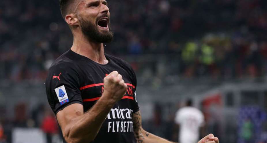 Serie A:Giroud's strike sink Torino asAC Milan go top