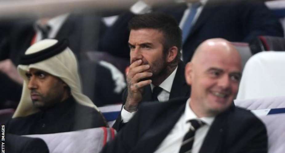 Beckham has been pictured in Qatar recently and in 2019 attended the Club World Cup in the country when he sat alongside Paris St-Germain chief executive Nasser Al-Khelaifi