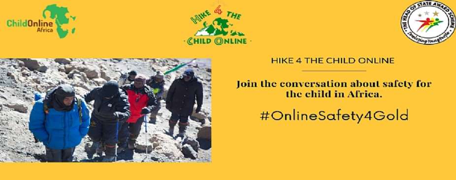 Child Online Africa Partners The Head of State Award Scheme for 2021 Hike For the Child Online Campaign