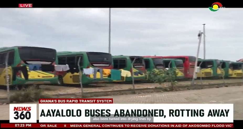 Abandoned ‘Aayalolo’ buses: Has Ghanas Bus Rapid Transit system failed?