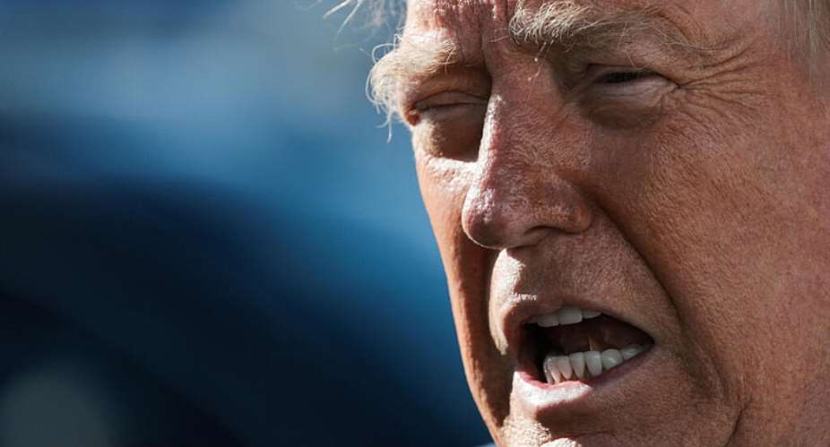 US President Donald Trump speaks to reporters before boarding Air Force One for travel to Mississippi on October 26, 2026. -  Jonathan Ernst, Reuters