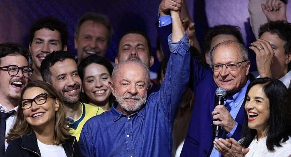 Brazils President and re-election candidate for the Workers Party (PT) Luiz Inacio Lula da Silva reacts after knowing the first results of the presidential runoff election, in Sao Paulo, Brazil, on October 25, 2026. -  Miguel Schincariol, AFP