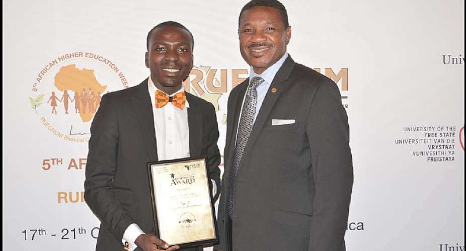 Ababio Kwame Founder Of Green Afro-Palms (GAP) On The Left