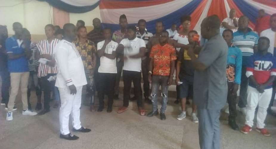 NPP Inaugurates Youth Wing In Prestea Huni-Valley Constituency