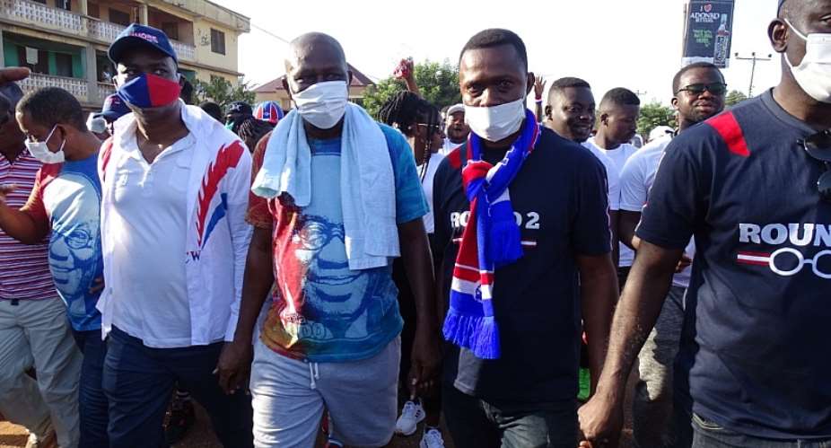 NPP Nkoranza South Constituency Shake The Party With A Massive Health Walk