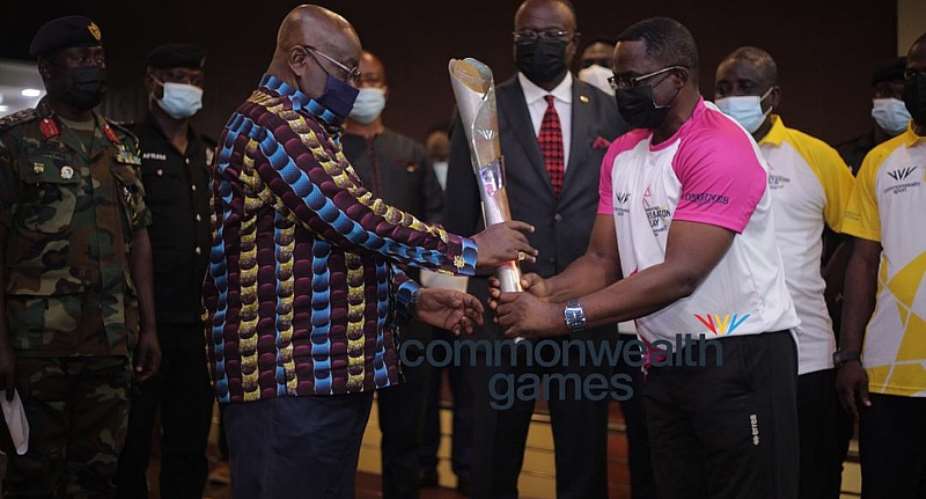President Akufo-Addo receives Queens Baton for Birmingham 2022 Commonwealth Games
