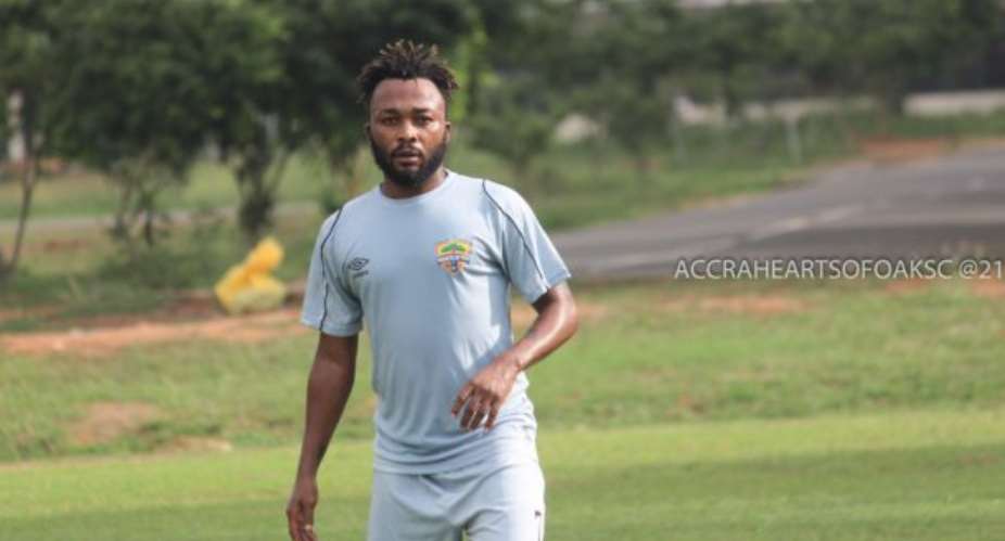 Hearts of Oak: Gladson Awako to resume training with teammates this week - Reports