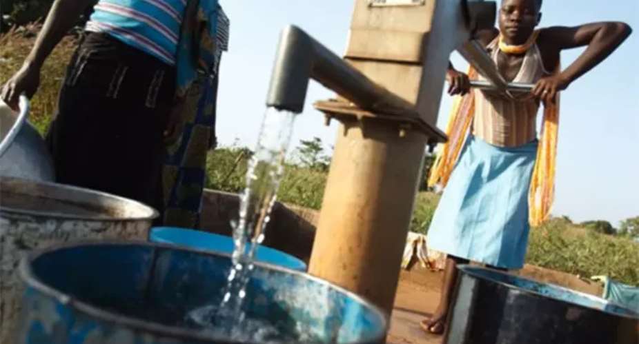 A child fetching water