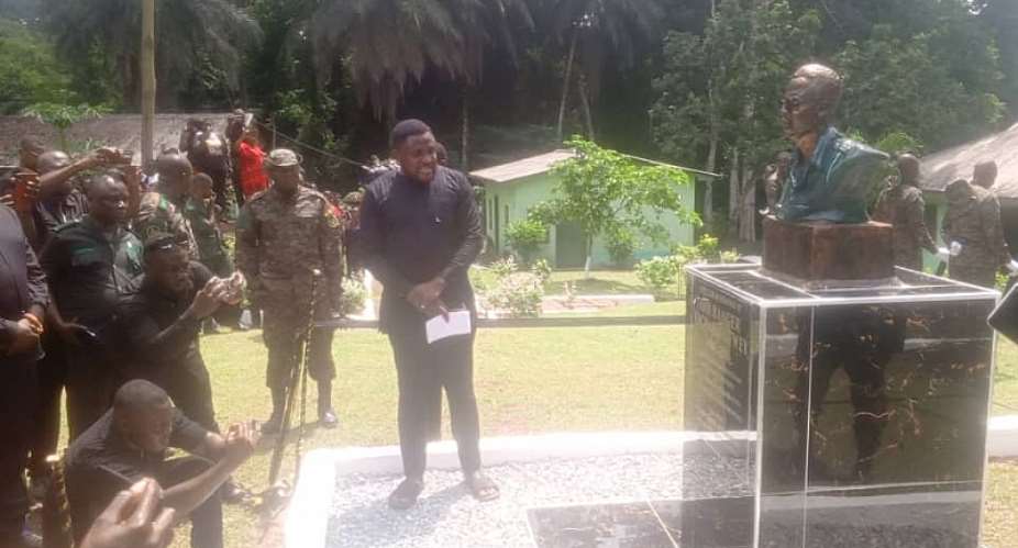 Kakum National Park Ranger who was shot dead by poachers laid to rest, honoured with monument