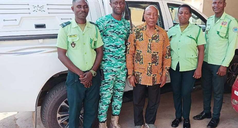 National Ambulance Service Board Chairman inspects three ambulance stations in Ashanti Region
