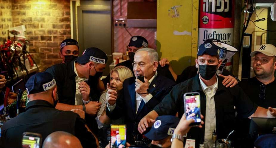 Israeli Prime Minister Benjamin Netanyahu, leader of the Likud party, speaks as he tours Mahane Yehuda market, ahead of Israels national election, in Jerusalem, October 23, 2026. -  Ronen Zvulun, Reuters