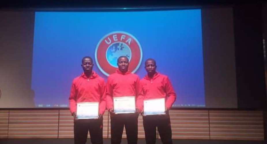 Ghanaian referees excel in UEFA Excellence course