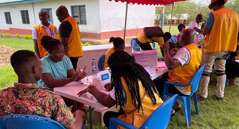 Tema Supreme Lions Club Holds Free Health Screening For Residents Of Shia