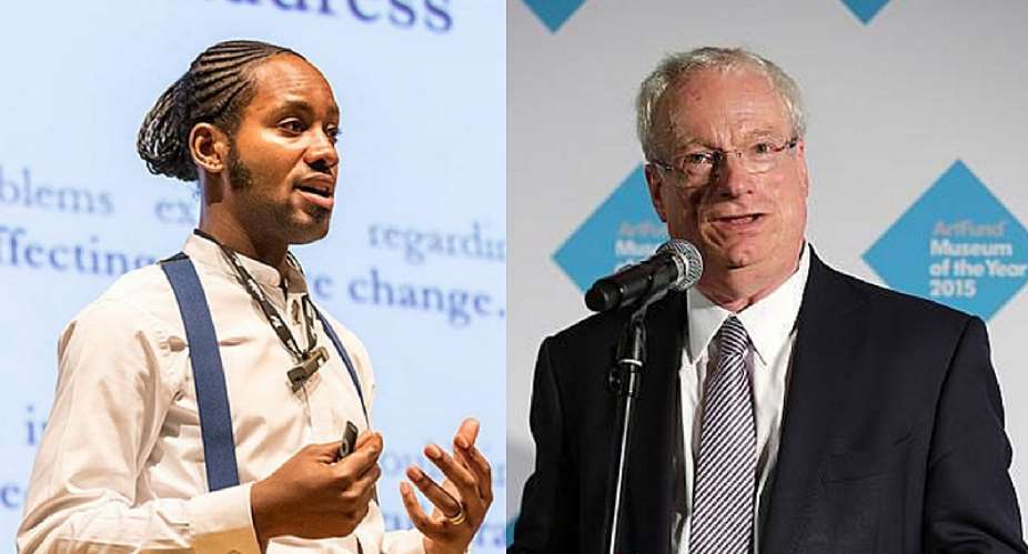 Professor Jason Arday and Cambridge University Chancellor Christopher Robert Smith- aka The Earl of Finsbury