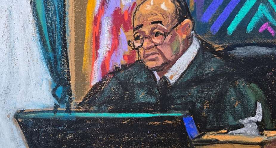 Judge Alvin Hellerstein presides over the trial of Cilia Flores (not seen), the imprisoned wife of ousted Venezuelan leader Nicolas Maduro during an appearance in Manhattan federal court in New York, US, October 8, 2026 in this courtroom sketch. -  Jane Rosenberg, Reuters