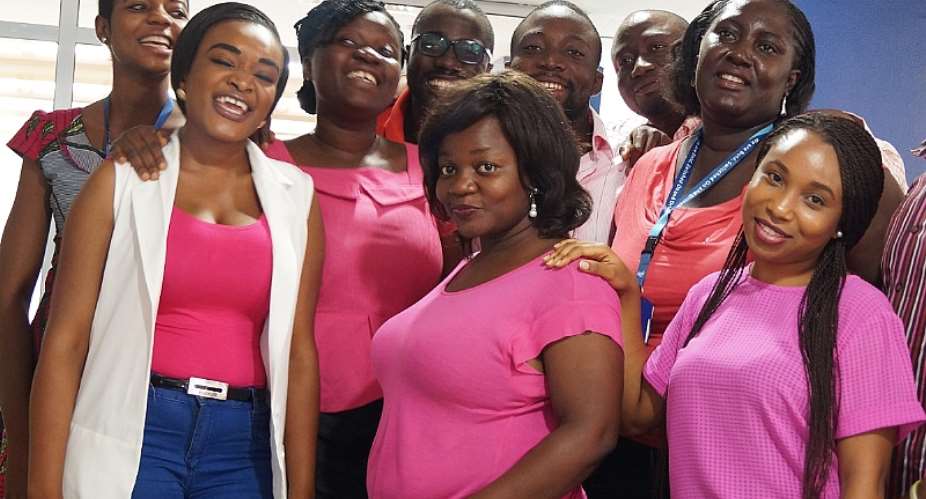 Photos: Tigo staff celebrate Pink Friday to climax breast cancer awareness month
