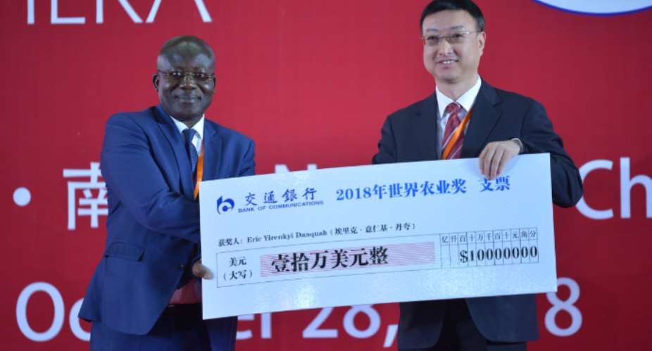 UG Professor Wins 2018 World Agriculture Prize