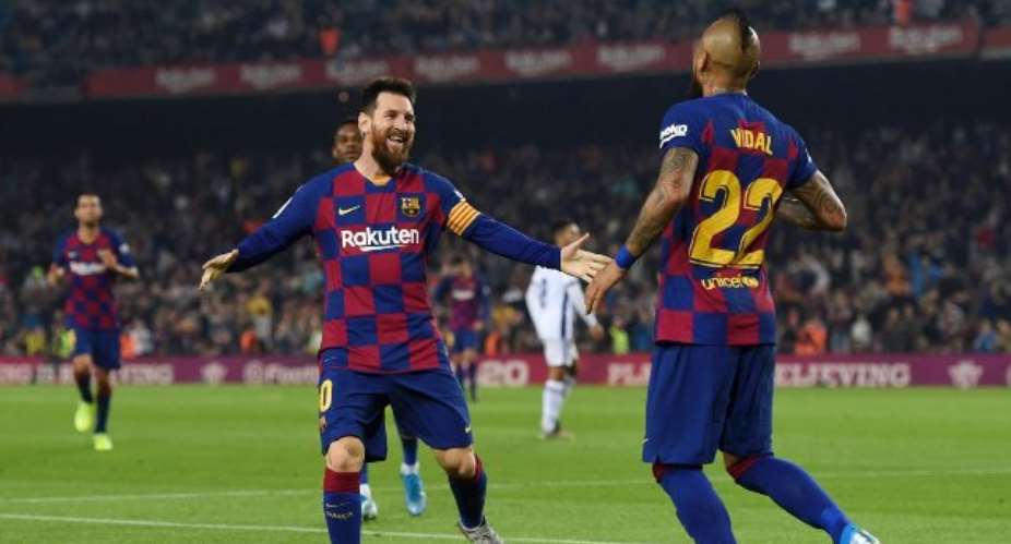 Magical Messi Stars As Barca Thrash Valladolid To Go Top