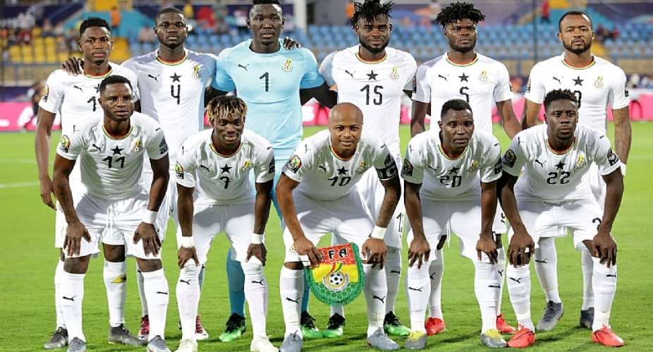 The Black Stars of Ghana players