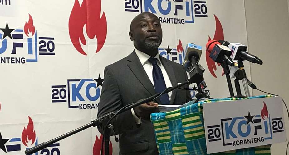 Disqualified Independent Presidential Aspirant, Mr. Kofi Koranteng