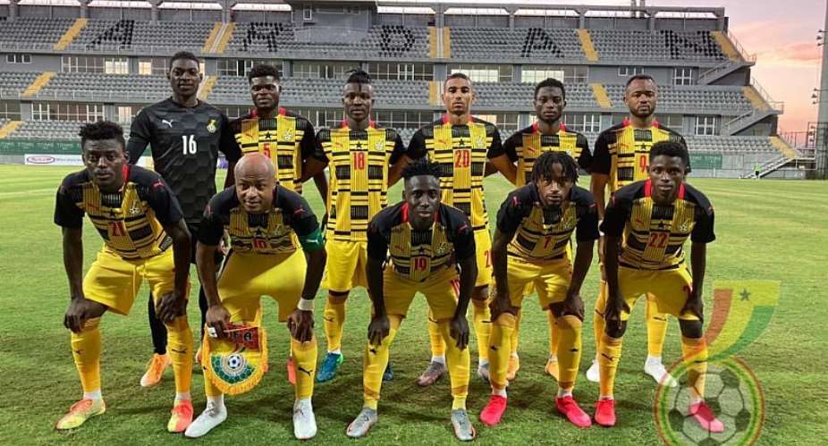 Ghana team photo before Qatar friendly earlier this month