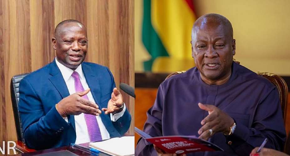 Hon. Emmanuel Armah-Kofi Buah and President John Mahama