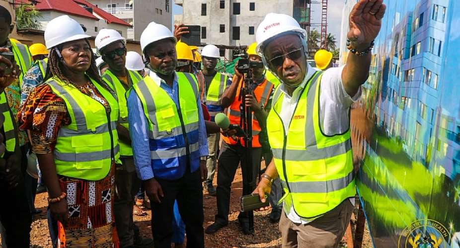 Akandoh pushes for faster completion of La General Hospital