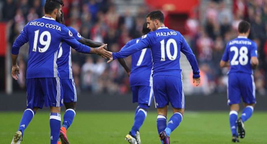 Southampton 0-2 Chelsea: Blues fourth after Hazard, Costa show Photos