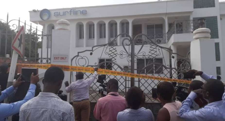 Surfline Head Office Closed Down Over GHC37.3m Tax Debt