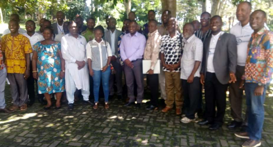 Executives of GHACCOSNV in a group photograph with Energy Stakeholders and Participants after the launch