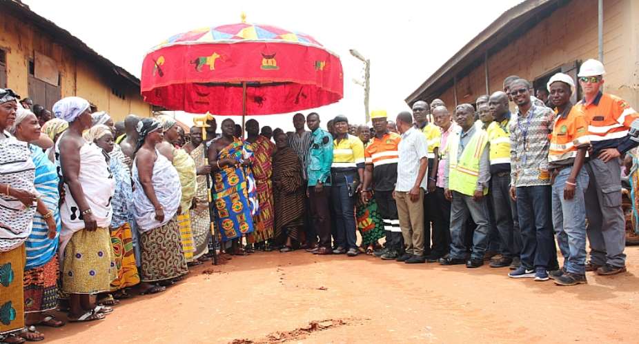 Newmont Goldcorp Constructs Town Roads Linking Ahafo Host Communities