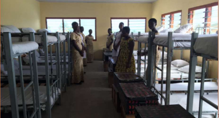 MTN Donates Eight-Unit Dormitory Block, Bungalow To Apam Secondary