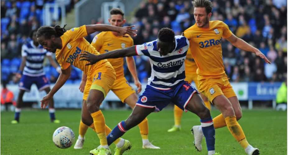 Ghana's Andy Yiadom Nominated For Player Of The Month Award At Reading